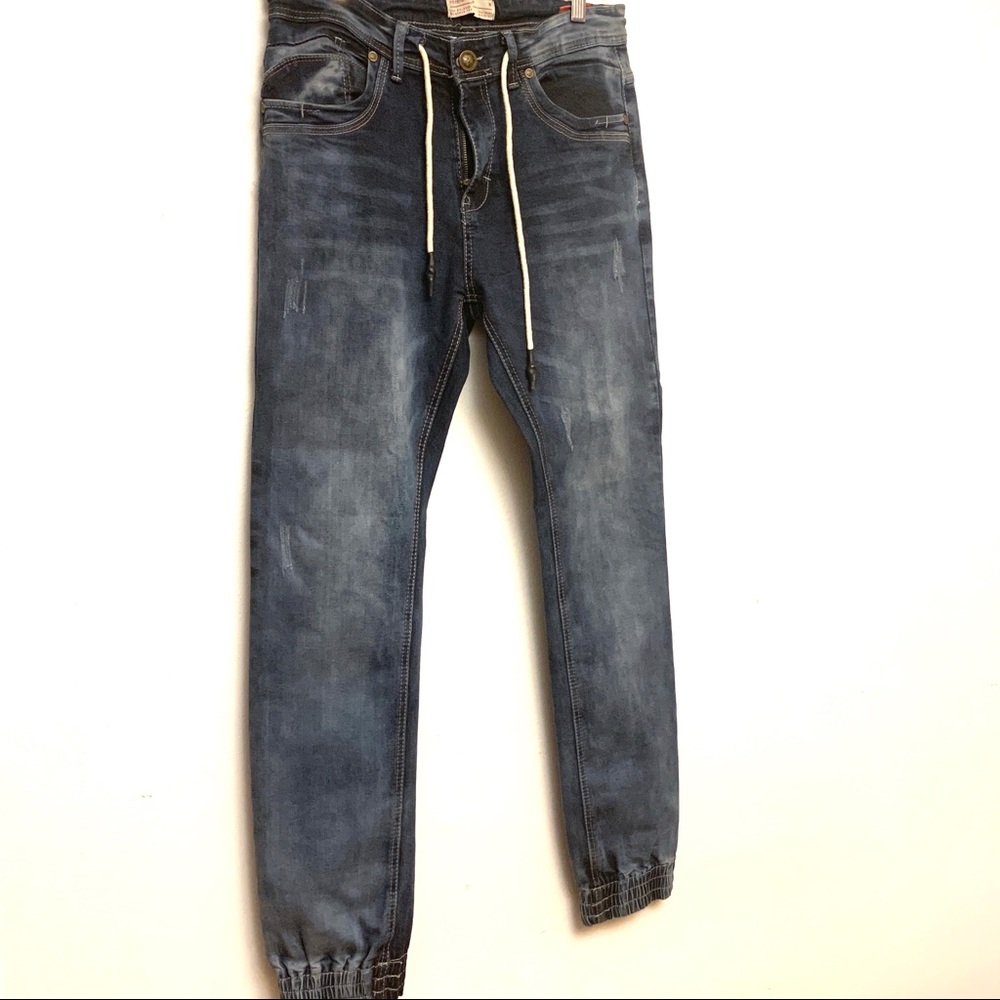 Men’s Jean Joggers skinny & stretchy! Sz 32 - Picture 8 of 10
